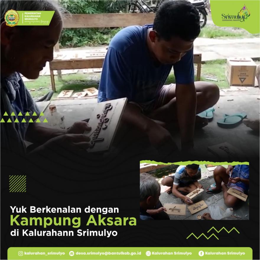 Come on, get acquainted with Kampung Aksara in Srimulyo Village
